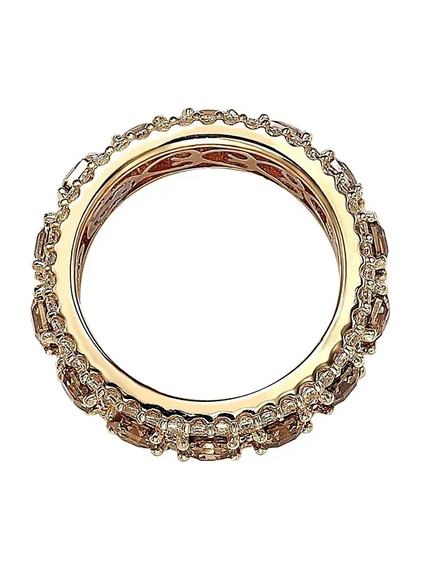 Кольцо Suzy Levian из стерлингового серебра с кубическим цирконием в стиле «Вечность» Suzy Levian — изображение 2 из 3