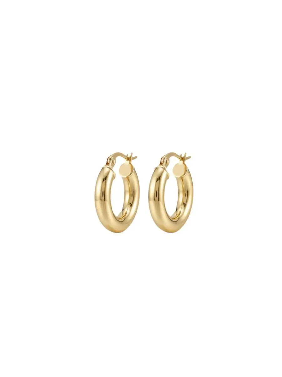 Серьги-кольца Ravello Hoop The M Jewelers — золотистый