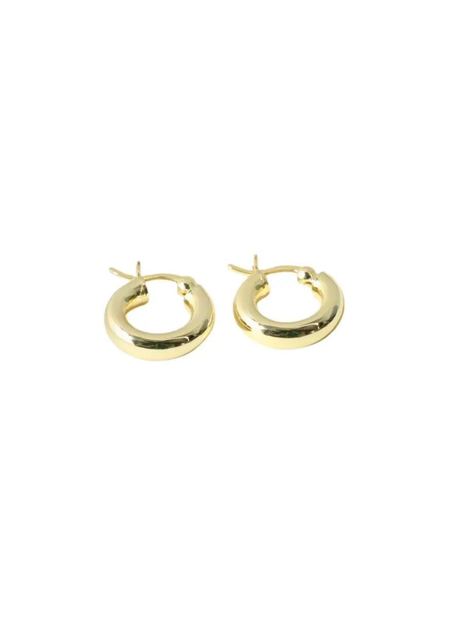 Серьги-кольца Ravello Hoop The M Jewelers — изображение 3 из 6, оттенок золото