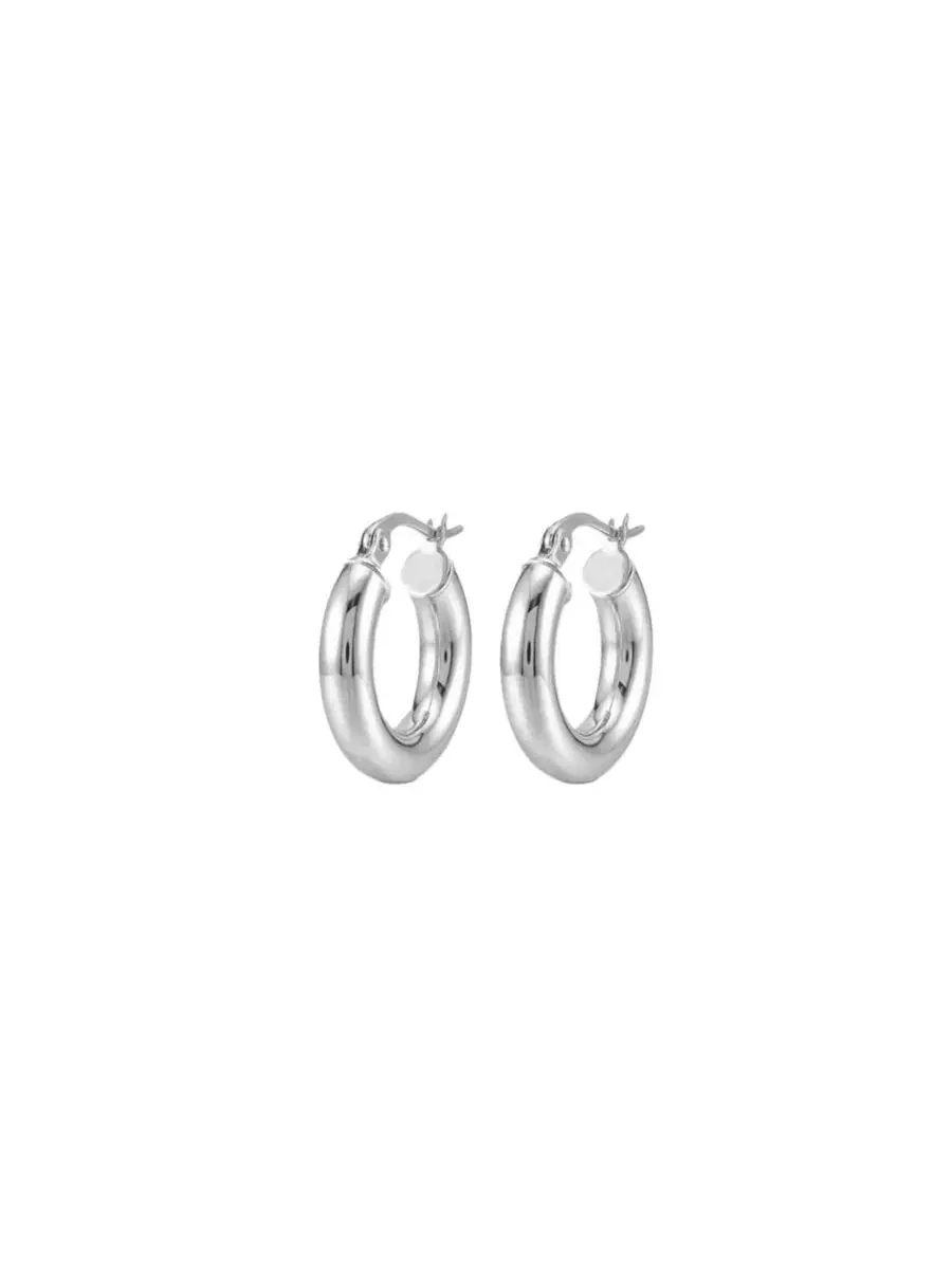 Серьги-кольца Ravello Hoop The M Jewelers — серебристый