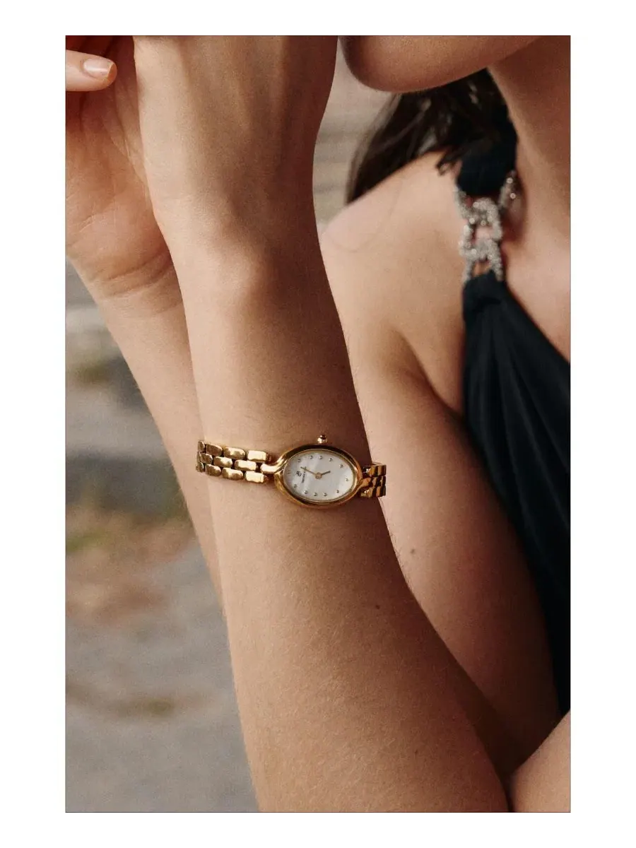 Часы Vatican Watch с перламутровым циферблатом RETRO CHIC — изображение 3 из 3, оттенок золото
