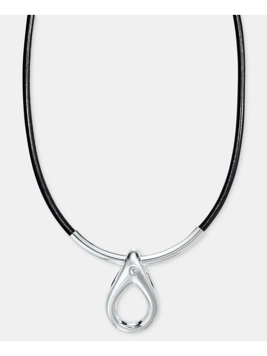Кулон-подвеска на кожаном шнурке Anne Klein