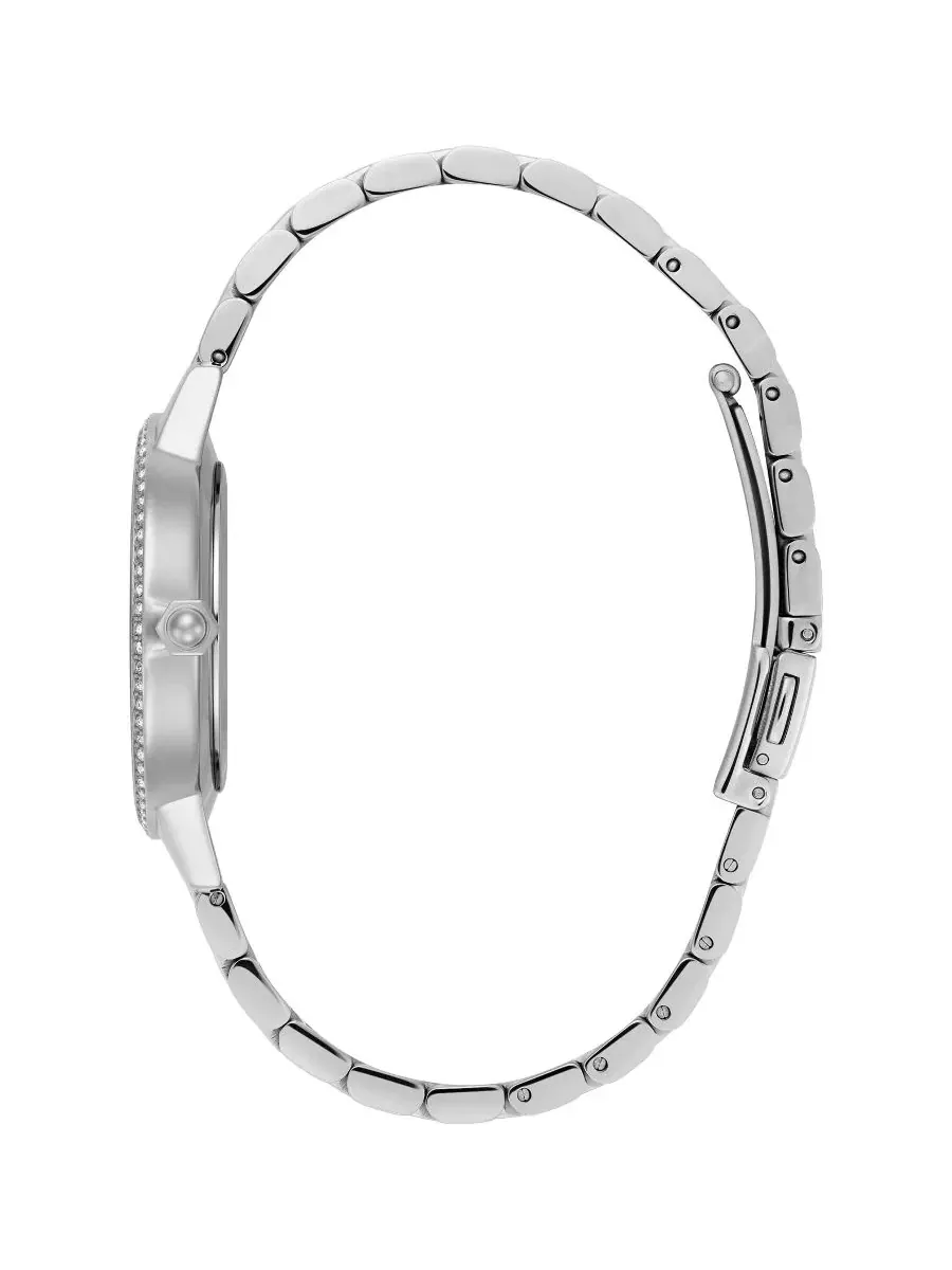 Женские часы Captivate с браслетом из нержавеющей стали, 34 мм Olivia Burton — изображение 3 из 6, оттенок серебряный