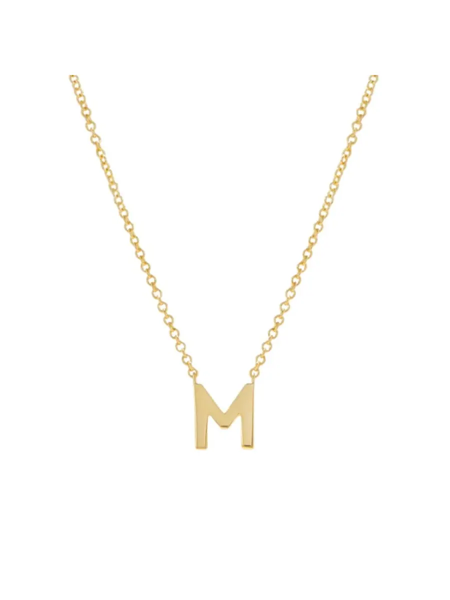 Кулон с инициалом, Letter M Ana Luisa — оранжевый