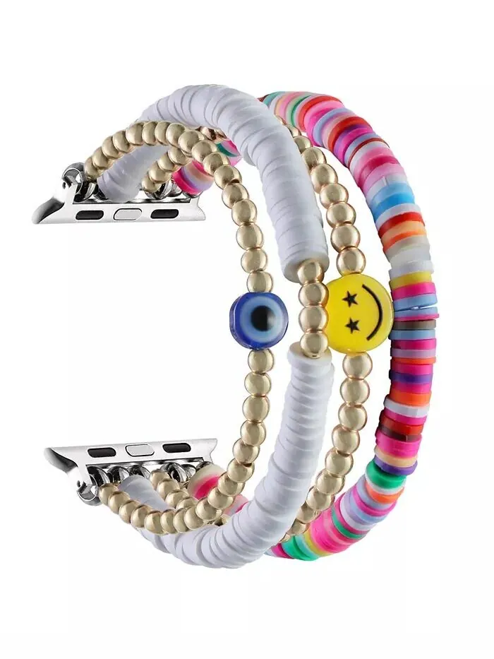 Унисекс ремешок Bestie из бисера для коллекции Apple Watch Posh Tech — изображение 3 из 3, оттенок мульти
