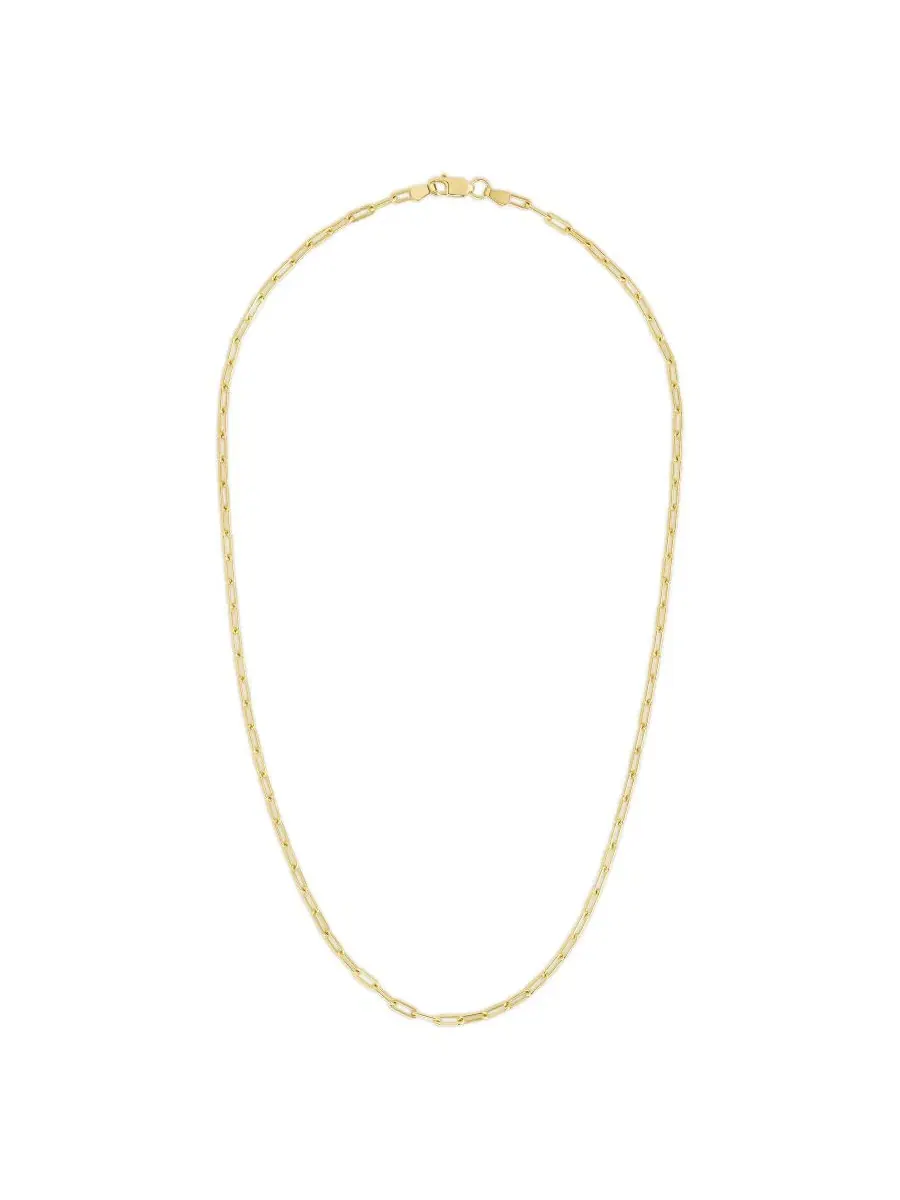 Тонкая цепочка-якорь с бумажным плетением Sterling Forever — изображение 2 из 4, оттенок золото