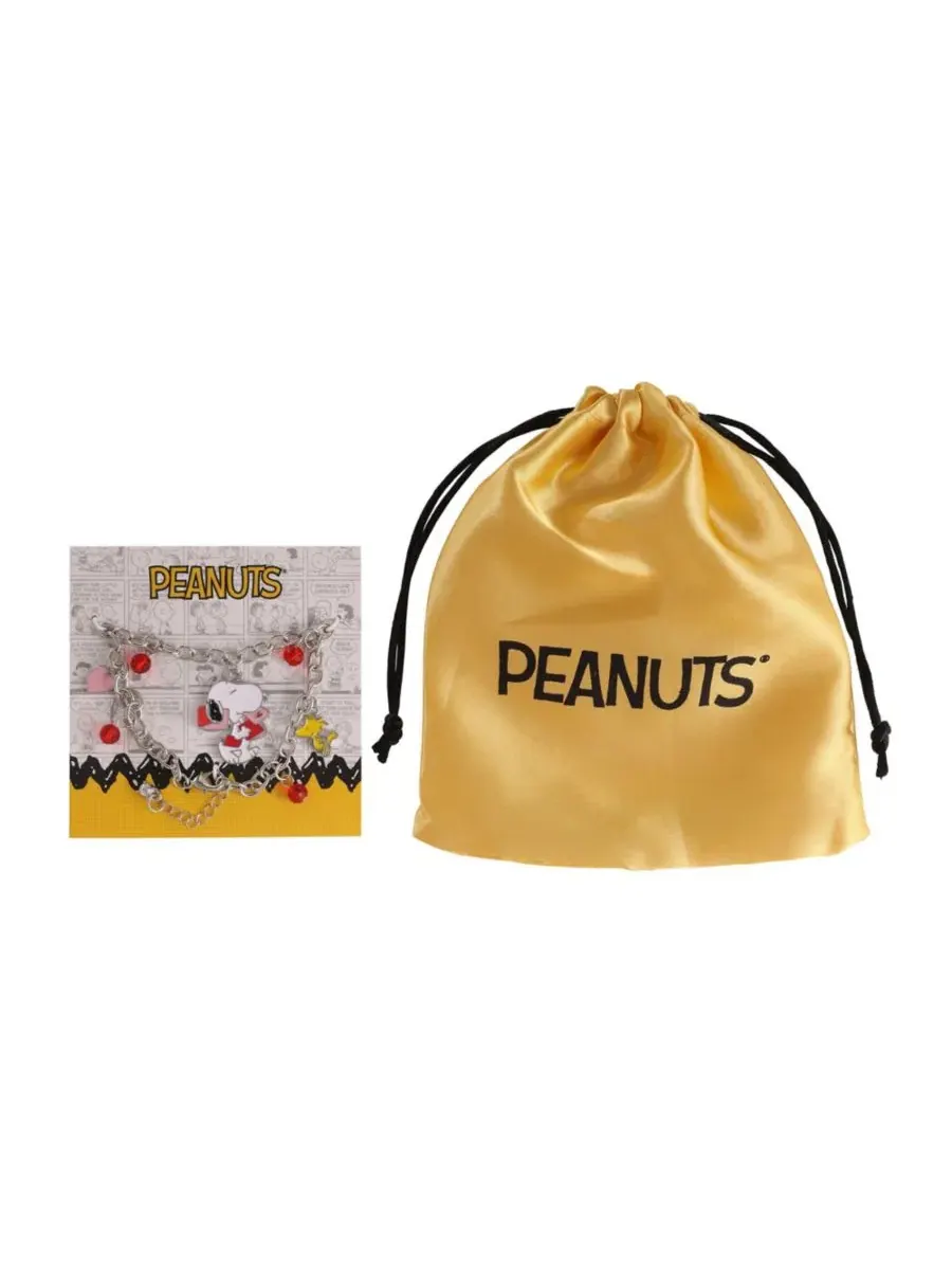 Браслет в форме сердца с буквами, как у Снупи Peanuts — изображение 7 из 7, оттенок мульти