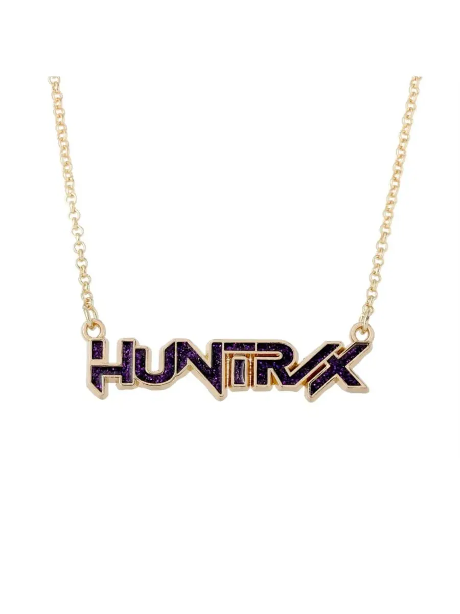 Кулон-подвеска Huntrix с цепочкой K-Pop Demon Hunters — золотистый