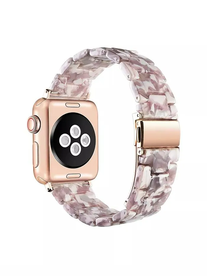 Женский полимерный ремешок Claire для Apple Watch, размер — 38 мм, 40 мм, 41 мм Posh Tech — изображение 2 из 3, оттенок серый