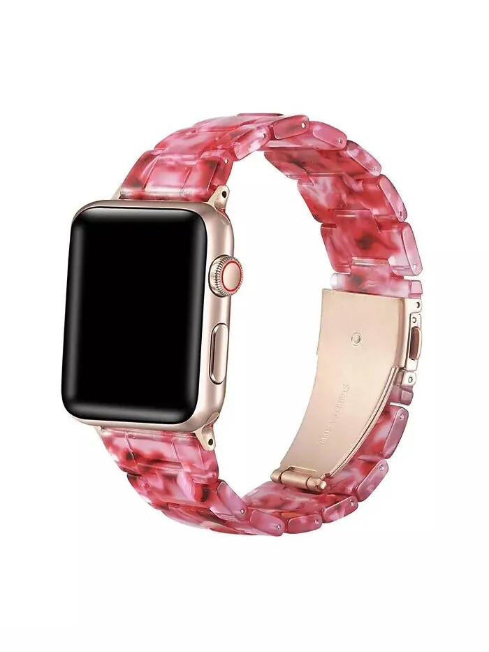 Женский полимерный ремешок Claire для Apple Watch, размер — 38 мм, 40 мм, 41 мм Posh Tech — красный