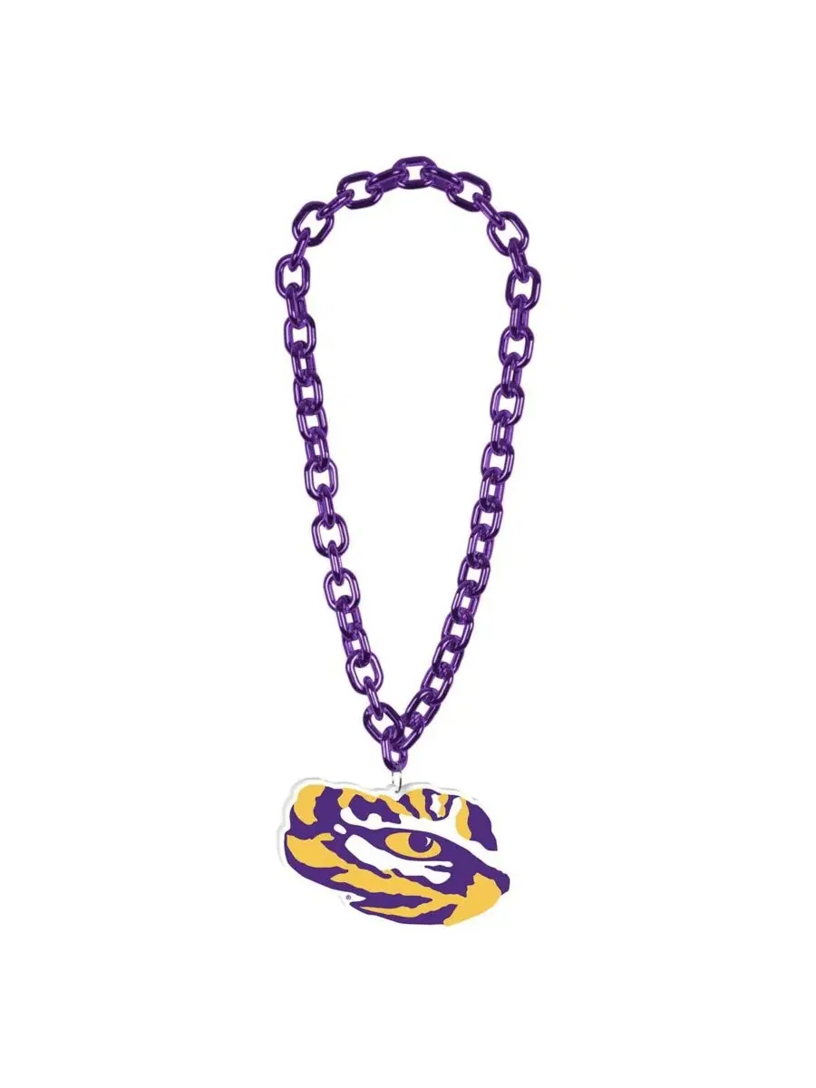 Ожерелье с цепью Big Chain Logo LSU Tigers Wincraft