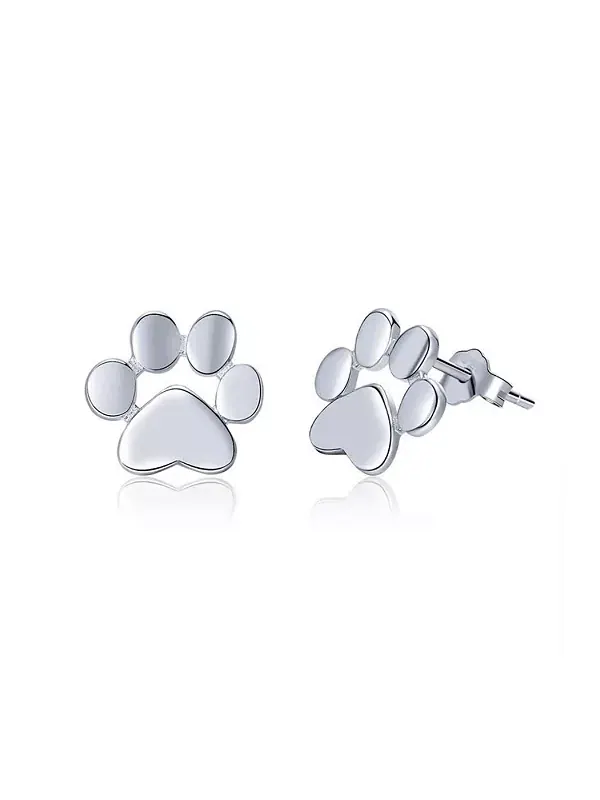 Серьги-Гвоздики с отпечатками лапок Goldenpaw для любителей домашних животных Hollywood Sensation — изображение 4 из 4