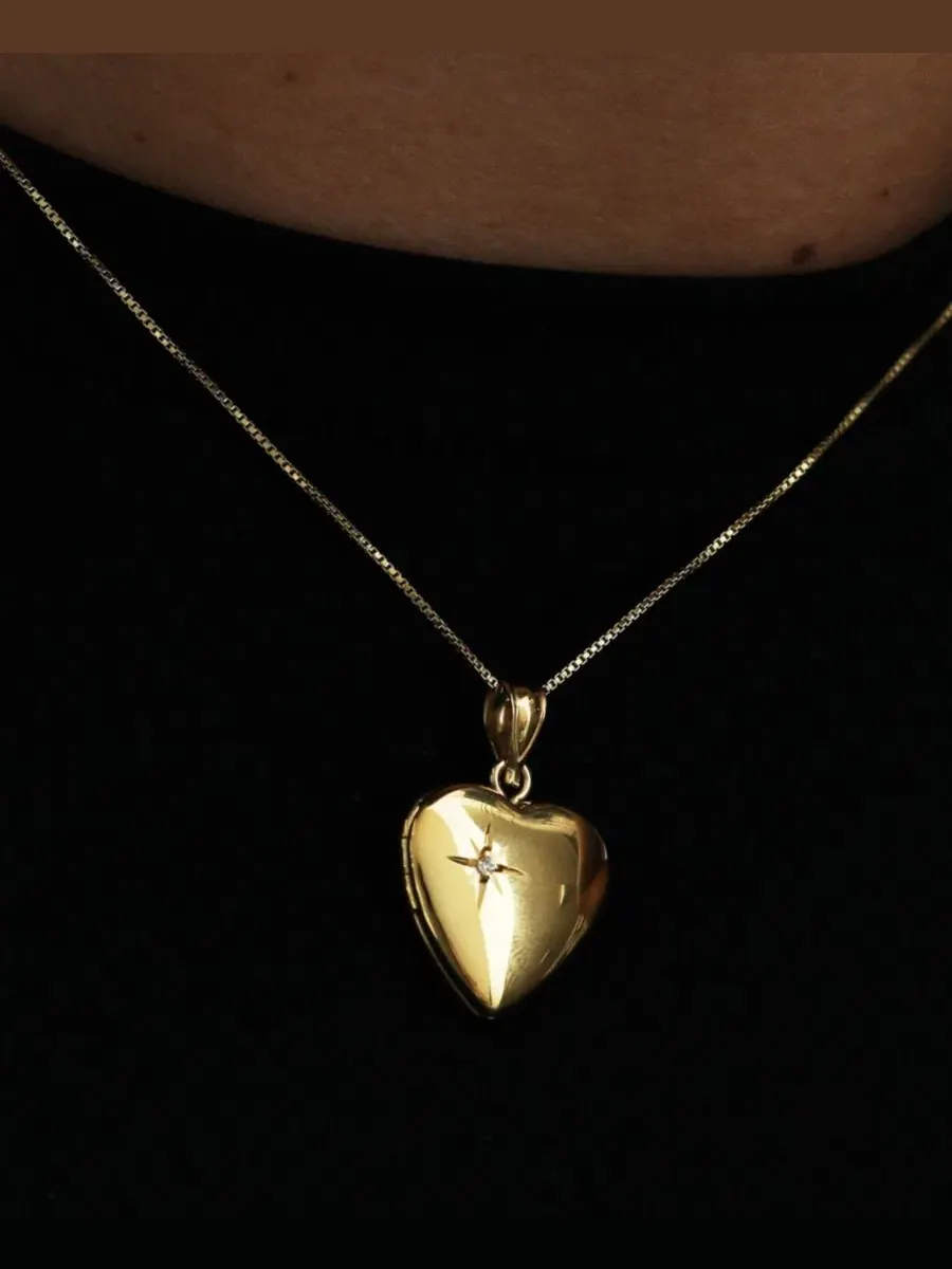 Кулон-медальон с фото, 16 дюймов The M Jewelers — изображение 4 из 7, оттенок золото