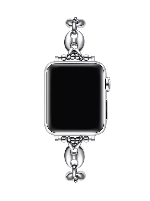 Серебряный браслет из нержавеющей стали для Apple Watch Posh Tech — серебристый