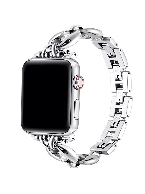 Серебряный браслет из нержавеющей стали для Apple Watch Posh Tech — изображение 2 из 4