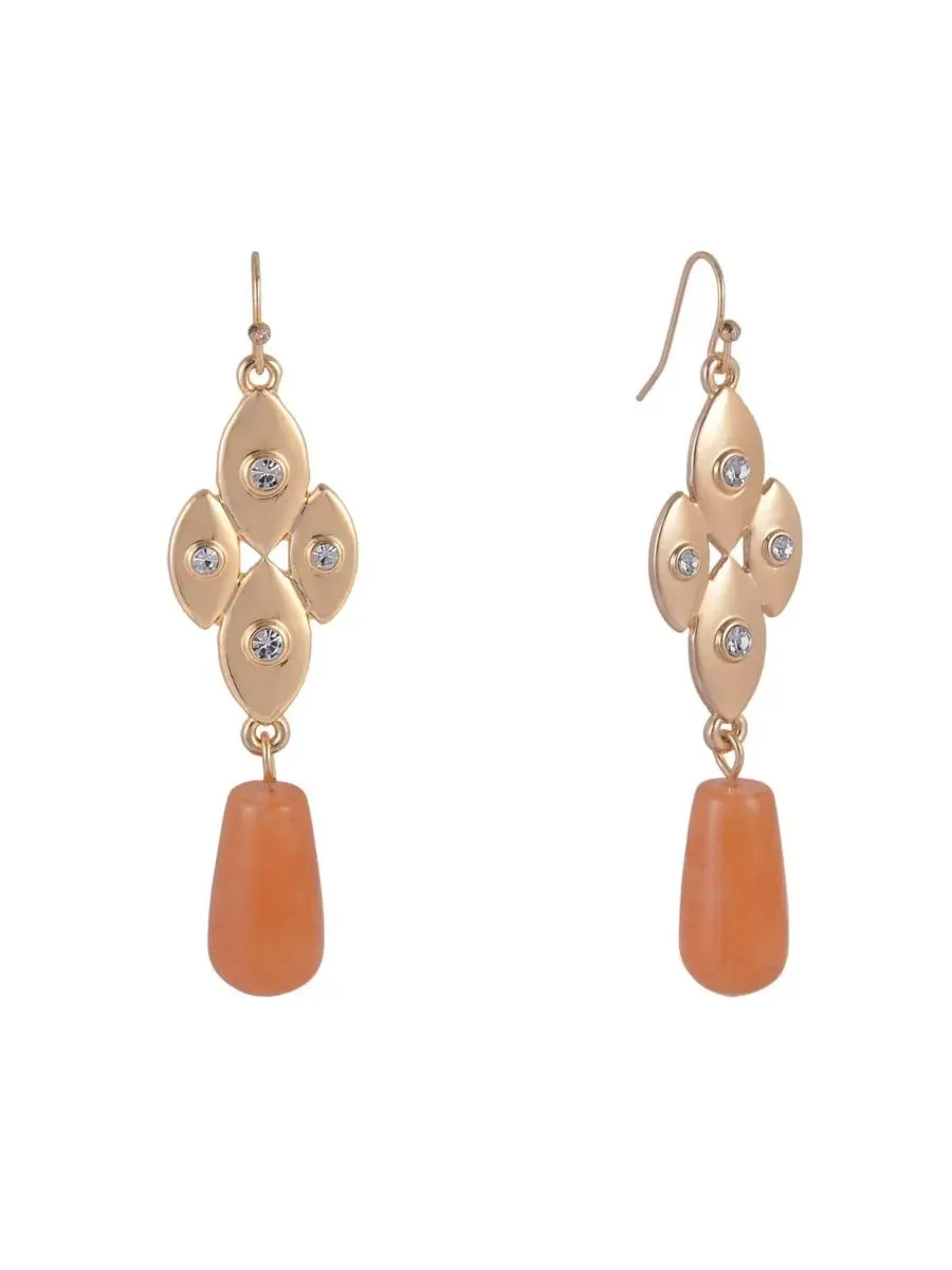 Серьги-подвески из авантюрина Rachel Rachel Roy — мульти