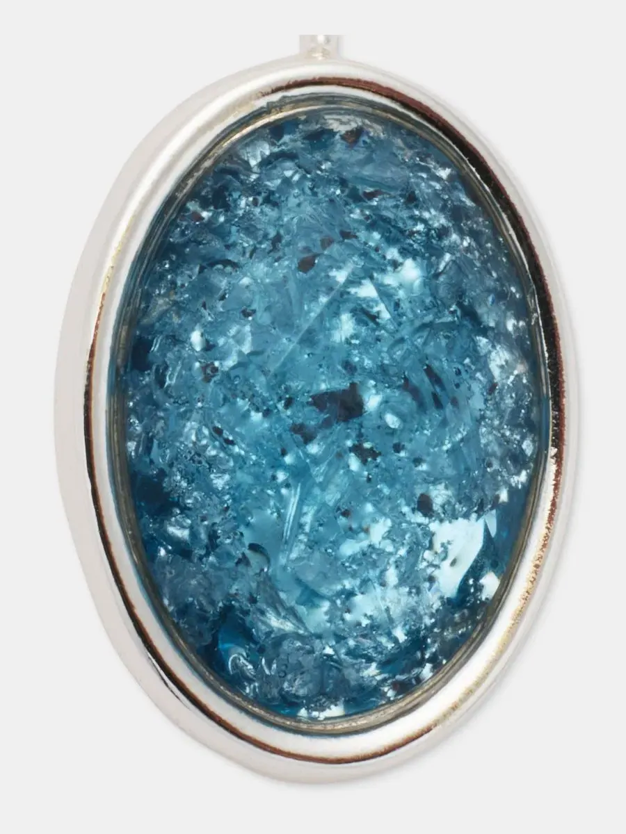 Серьги-капли с синими камнями Anne Klein — изображение 4 из 4, оттенок синий