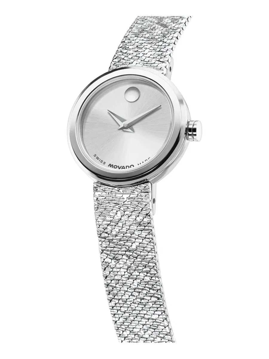 Женские часы Museum Velura Mini Swiss Quartz Movado — изображение 2 из 3, оттенок серебряный