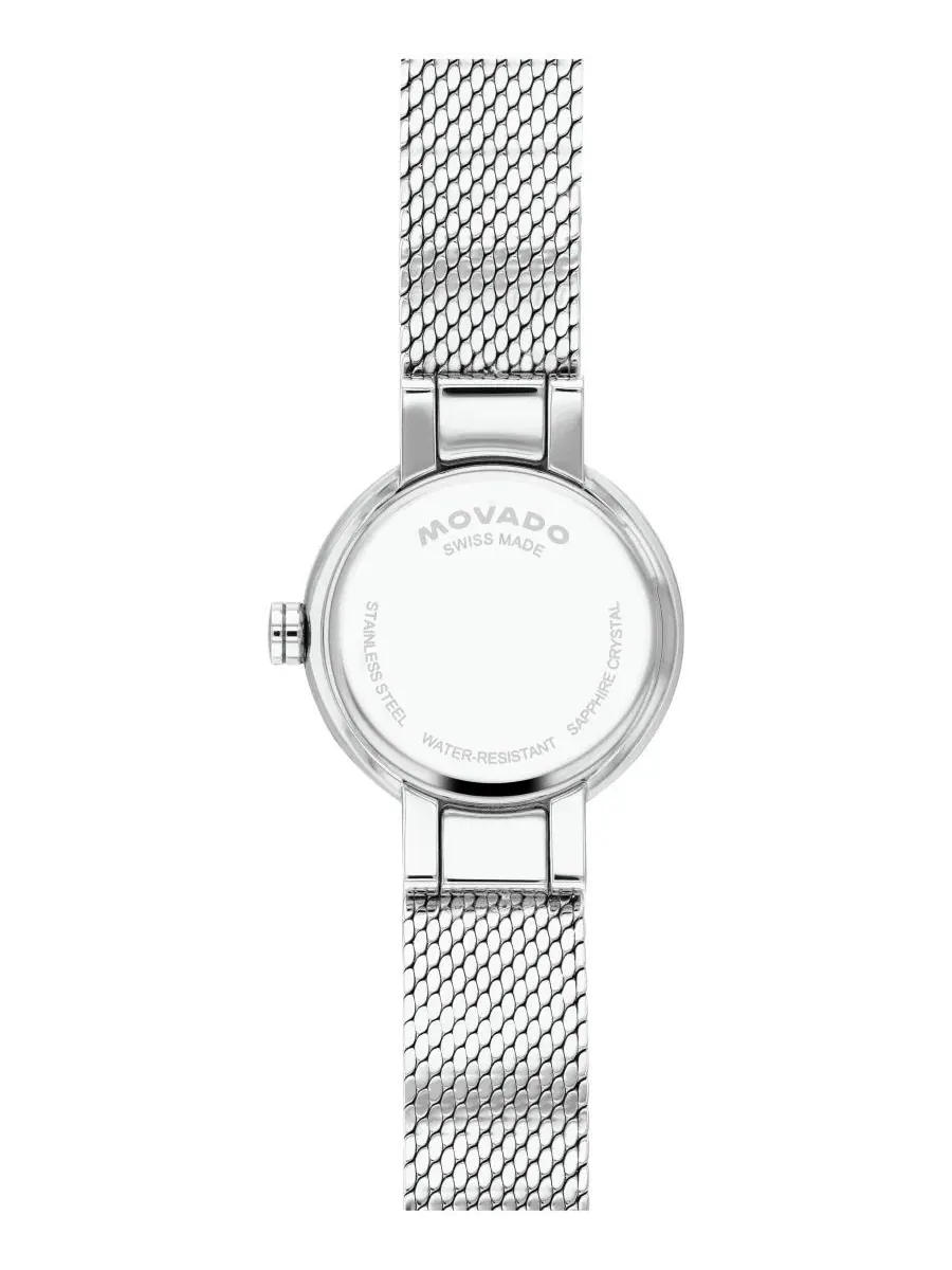 Женские часы Museum Velura Mini Swiss Quartz Movado — изображение 3 из 3, оттенок серебряный