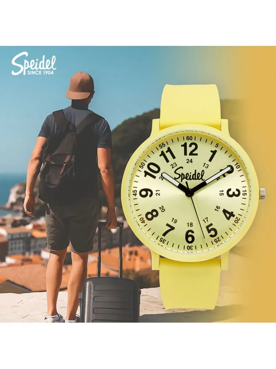 Цветные часы Eco Pop Speidel — изображение 2 из 3, оттенок яркий желтый