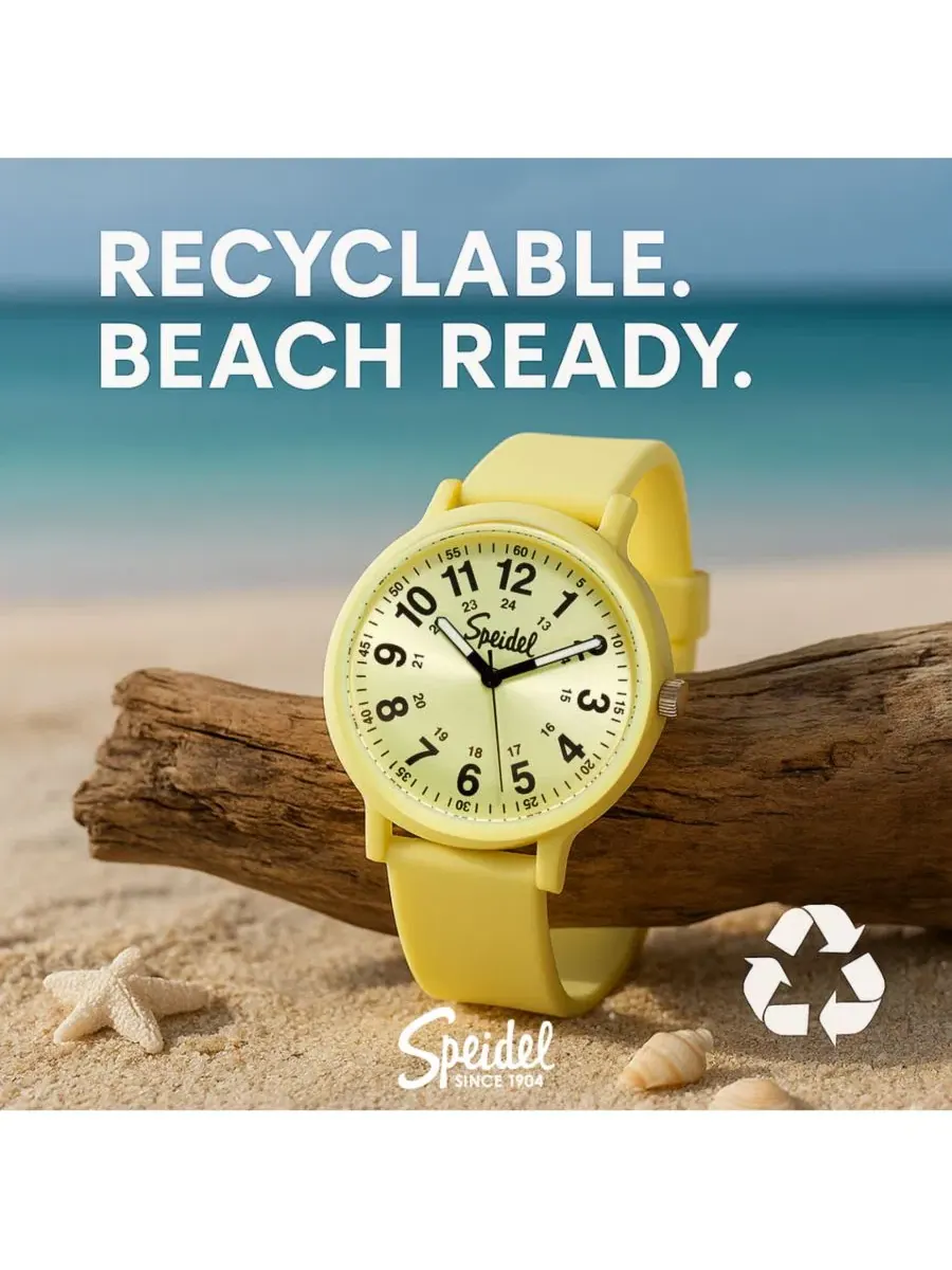 Цветные часы Eco Pop Speidel — изображение 3 из 3, оттенок яркий желтый