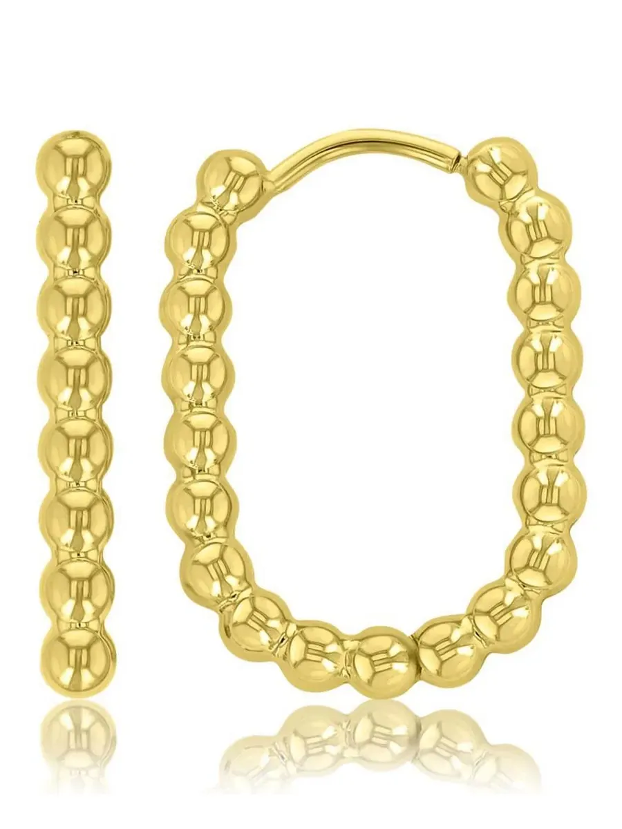 Серьги-конго с бусинами, модель Beaded Rectangle Roxy