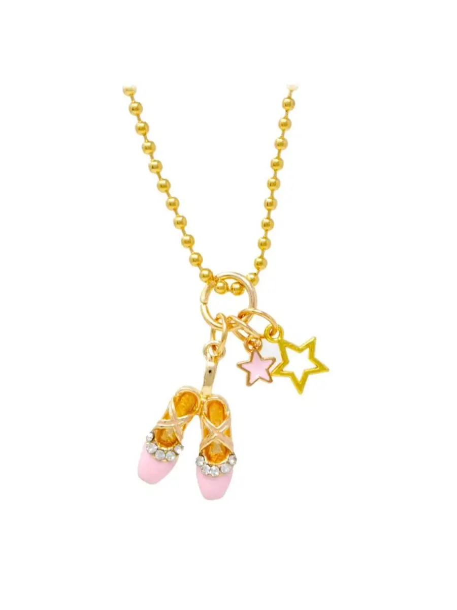 Подвеска-балерина с цепочкой ZOMI GEMS — золотистый