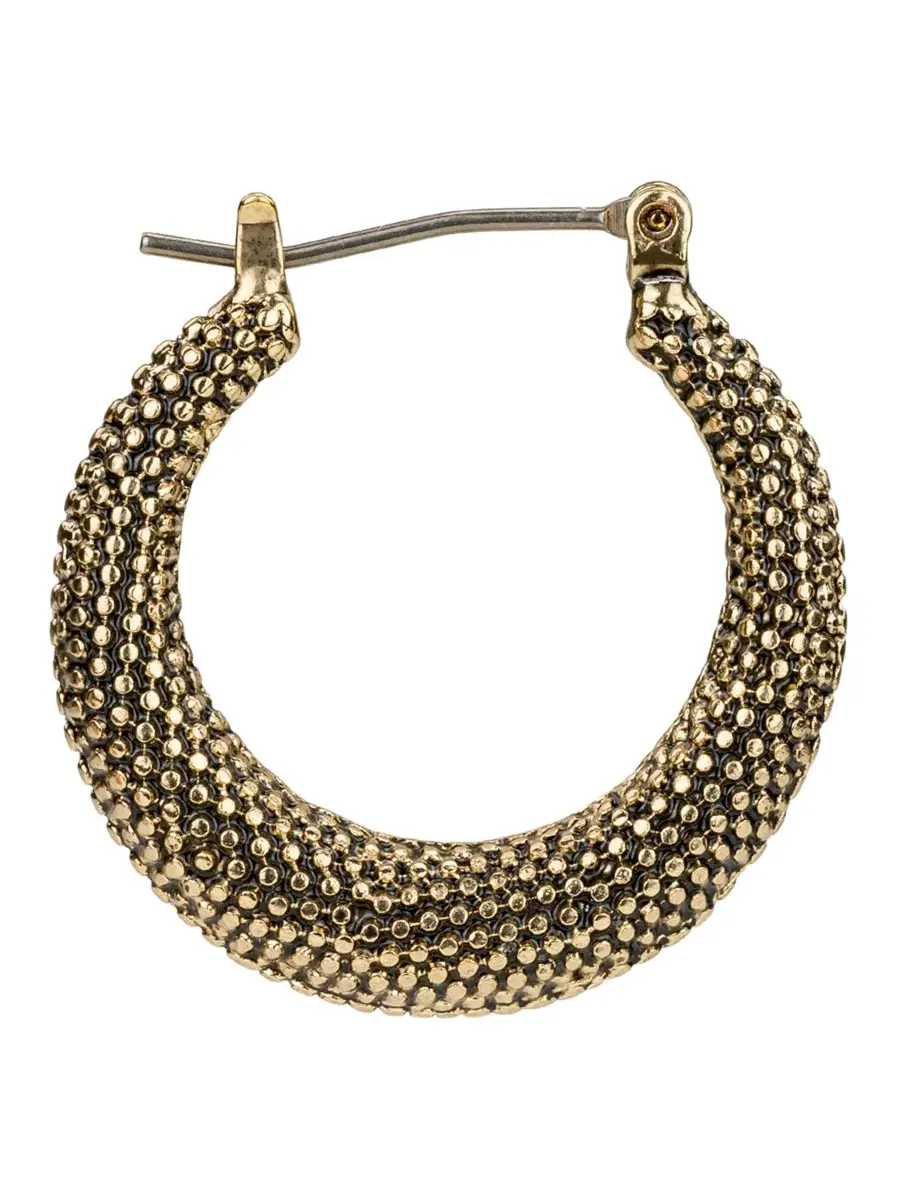 Серьги-пусеты с подвеской-клевером и жемчугом, коллекция Caviar Collection Patricia Nash — изображение 2 из 3