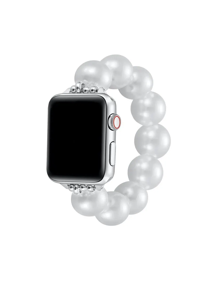 Браслет с жемчугом Violet Cultivated Pearl Band Posh Tech — белый