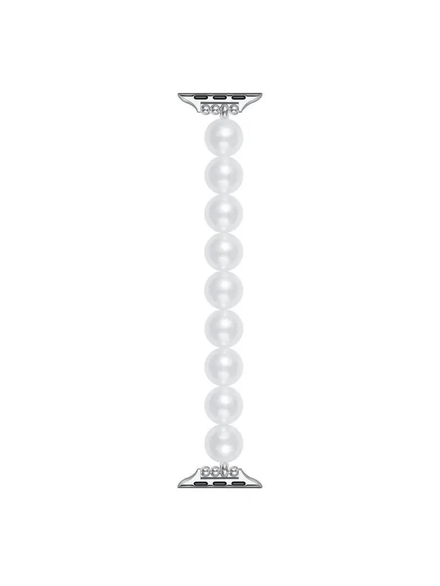 Браслет с жемчугом Violet Cultivated Pearl Band Posh Tech — изображение 4 из 7, оттенок белый