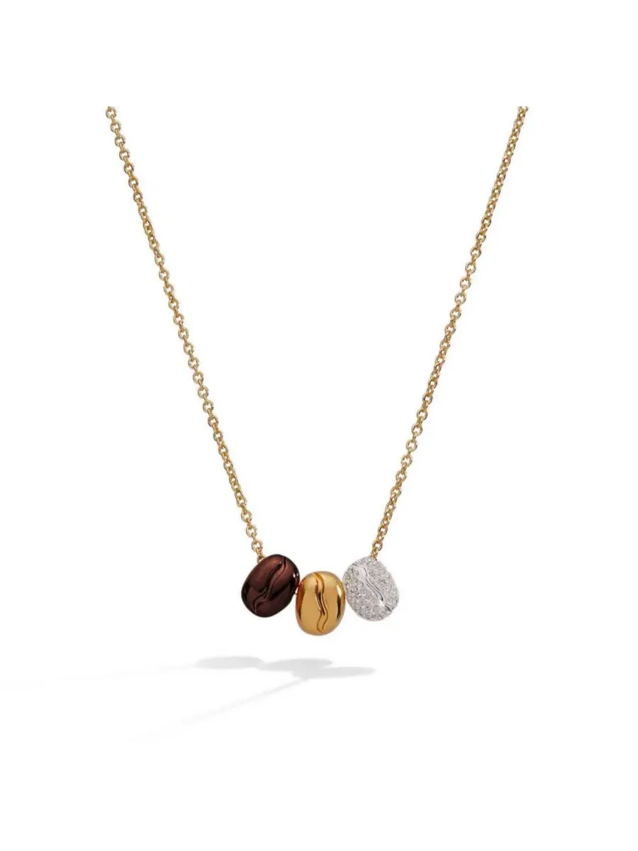 Подвеска-кулон с надписью Coffee Bean 'Happiness, Wealth, Health' Alex and Ani