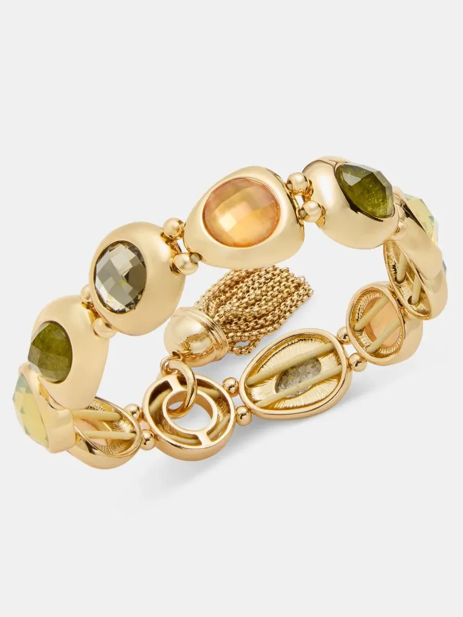Браслет-эластичный Stone Pebble Stretch Anne Klein — изображение 2 из 4, оттенок мульти