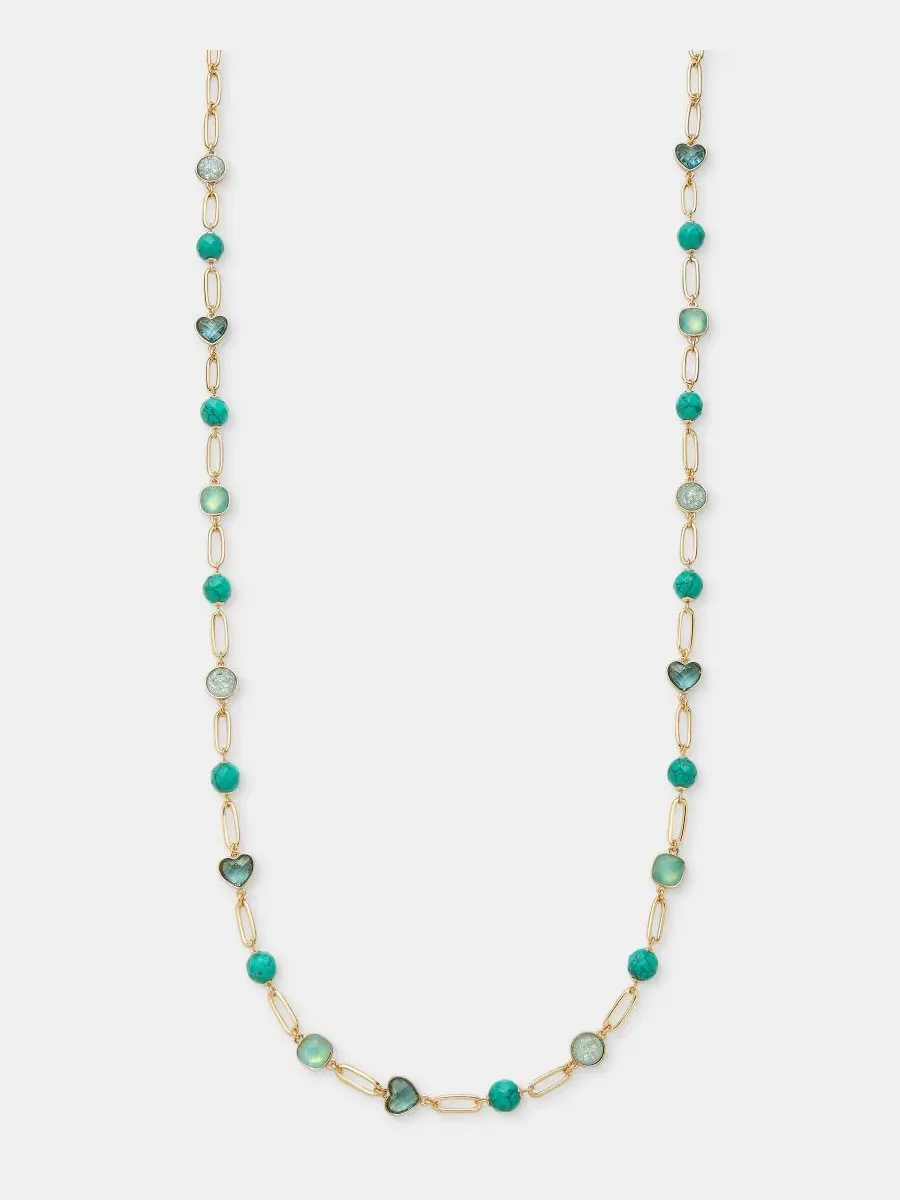 Ожерелье с бусинами и камнями, модель Strandage Anne Klein