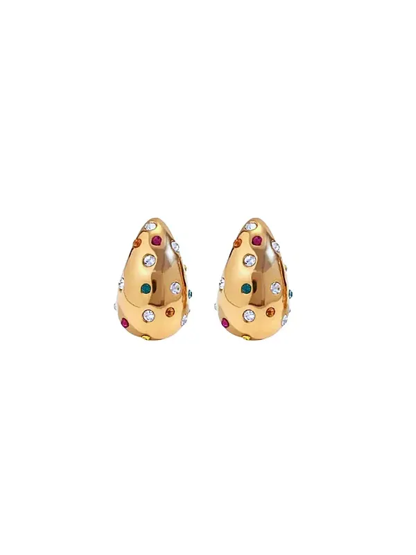 Серьги-Капли с драгоценными камнями Accessory Concierge