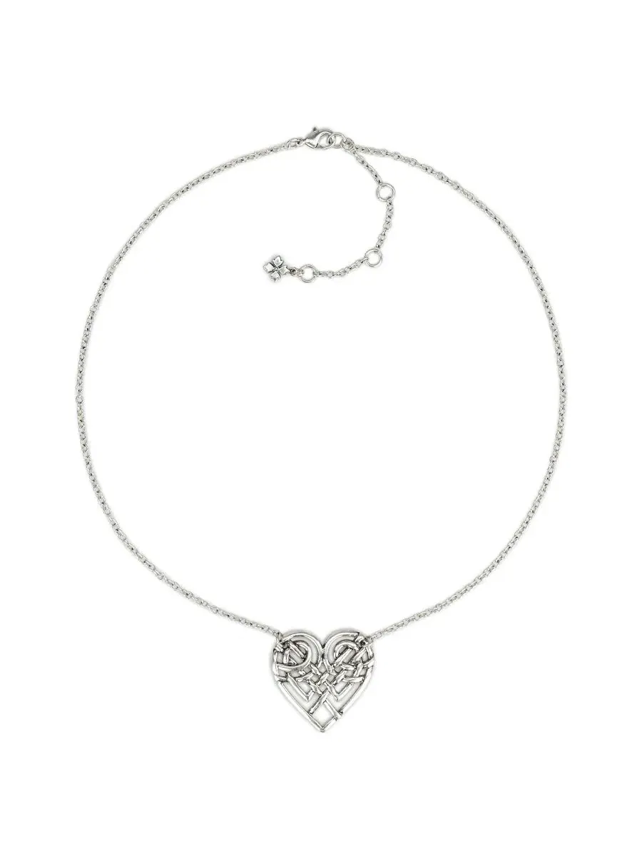 Кулон с сердцем Scandinavian Knot Collection Patricia Nash — изображение 2 из 4, оттенок серебряный