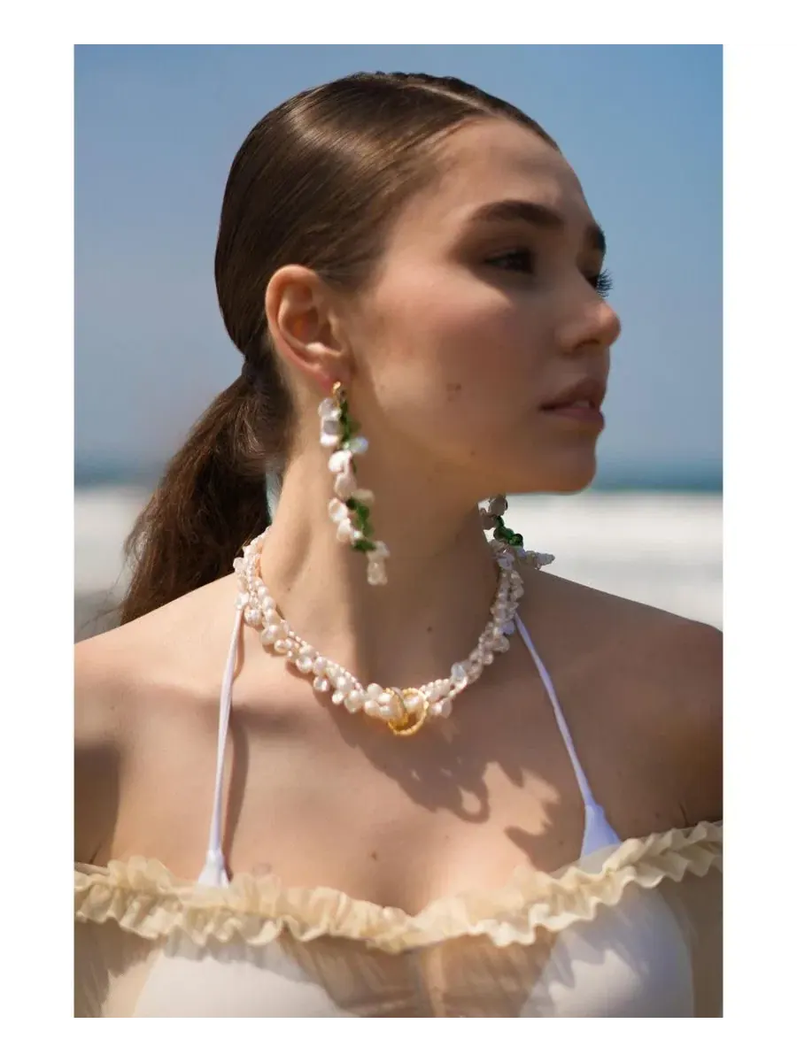 Колье-чокер Nina с несколькими рядами барочных жемчужин Classicharms — изображение 7 из 7, оттенок золото