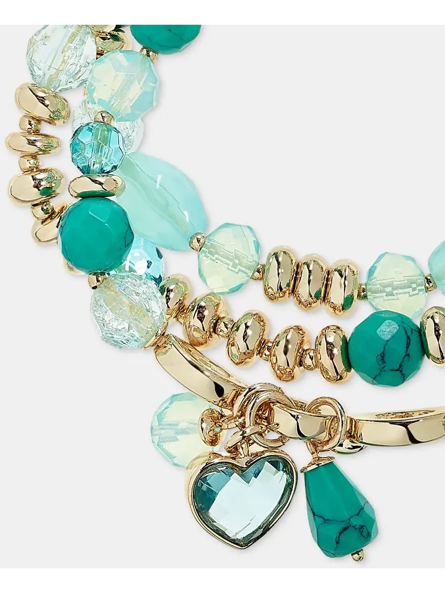 Браслет-стеклярус с подвесками Anne Klein — изображение 3 из 4, оттенок мульти