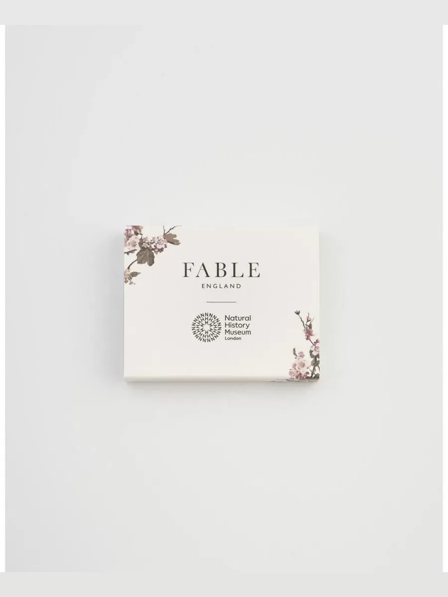 Серьги-пусеты с зеброй, Zebra Stud Earrings Fable England — изображение 4 из 4, оттенок черный