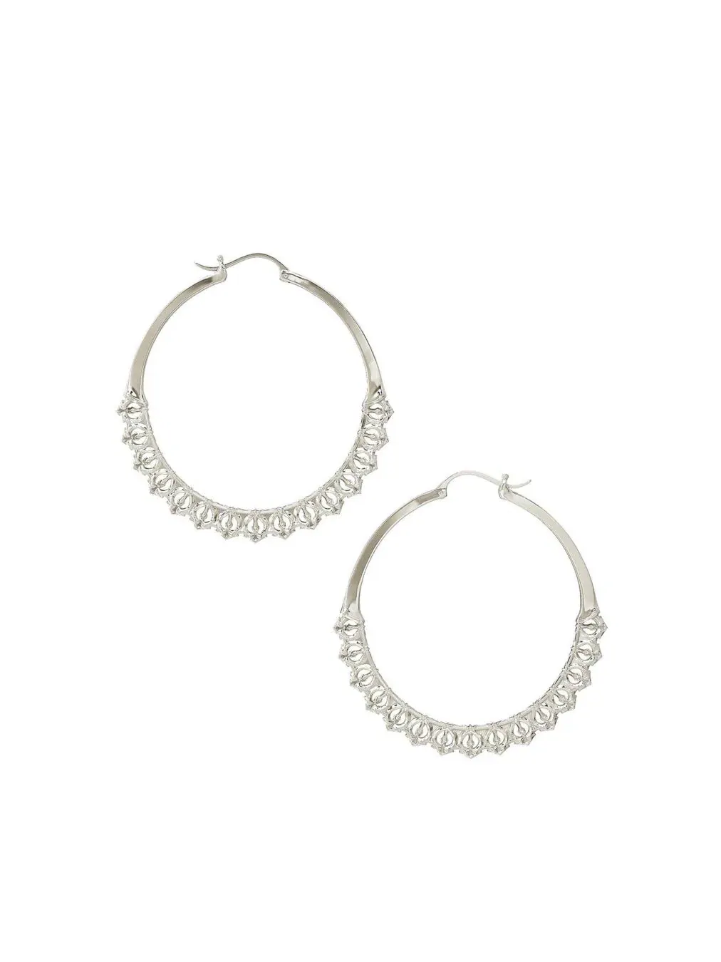 Серьги-каффы Calla Hoops с узором, средний размер Astor & Orion