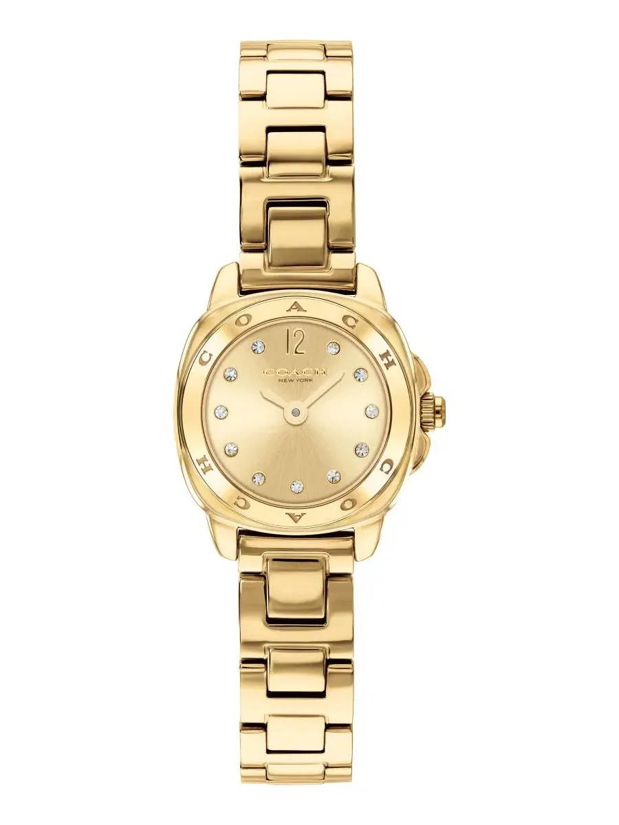 Женские часы Kitt Gold-Tone Stainless Steel Bracelet Watch 21mm COACH