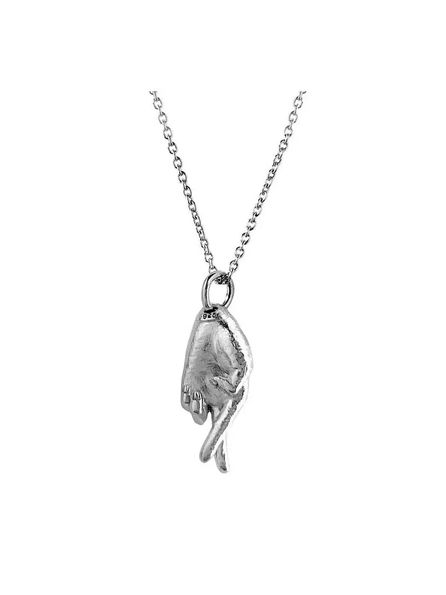 Кулон на цепочке Good Luck Charm Sterling Silver Astor & Orion — серебристый