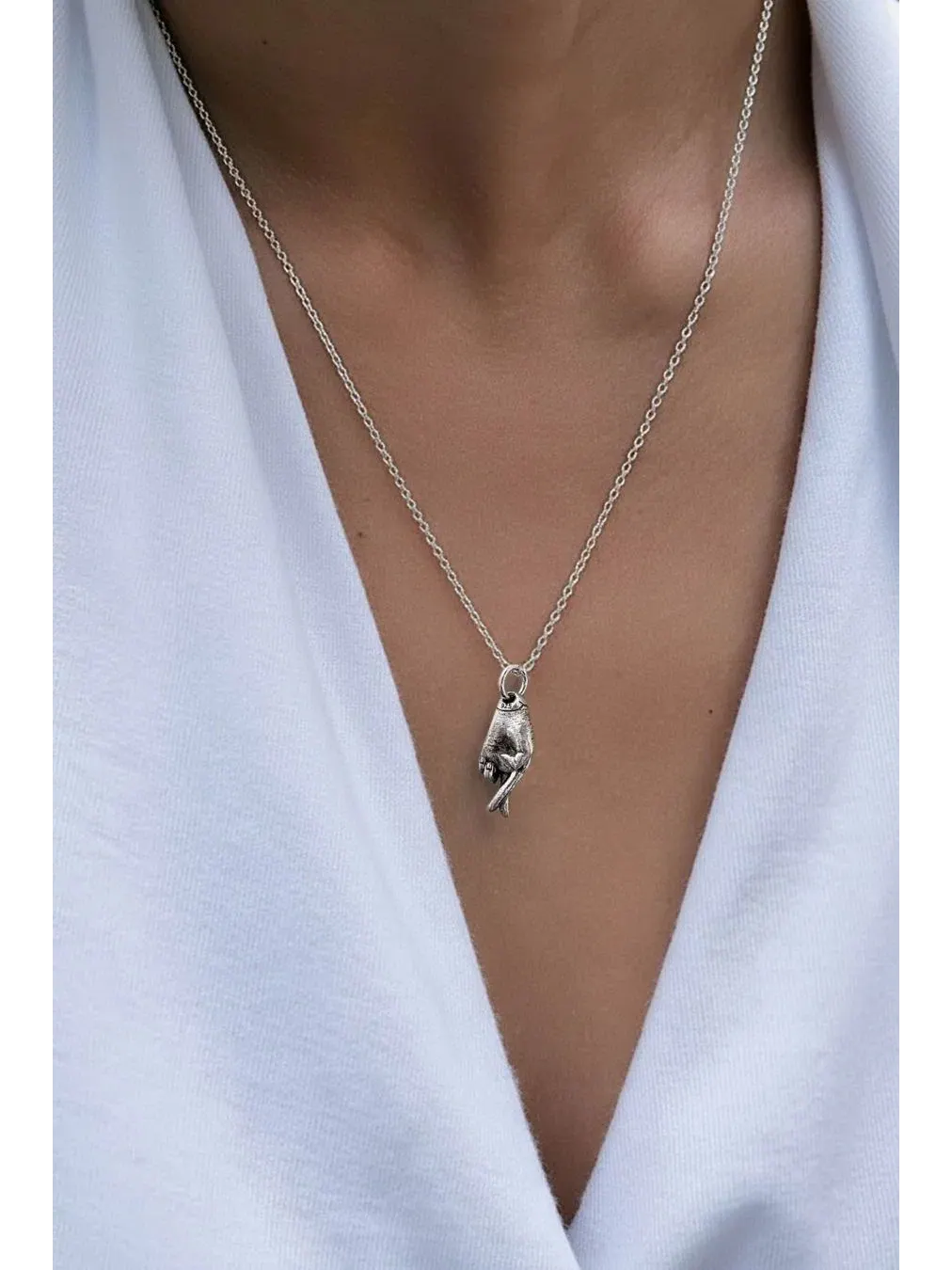 Кулон на цепочке Good Luck Charm Sterling Silver Astor & Orion — изображение 2 из 3, оттенок серебряный