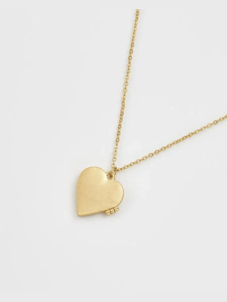 Локет-сердце Swallow Locket Fable England — изображение 3 из 7, оттенок мульти золотистый