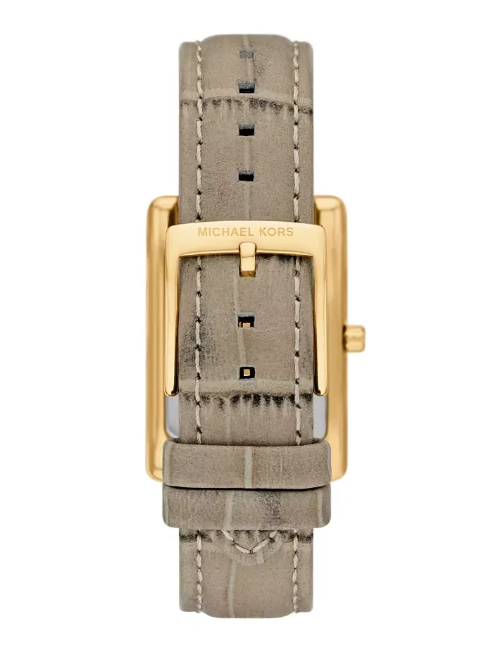 Женские часы Essex с тремя стрелками из натуральной кожи нуда, 26x36 мм Michael Kors — изображение 2 из 4