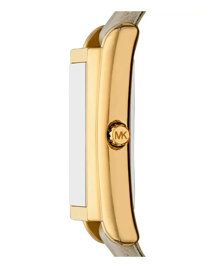 Женские часы Essex с тремя стрелками из натуральной кожи нуда, 26x36 мм Michael Kors — изображение 3 из 4
