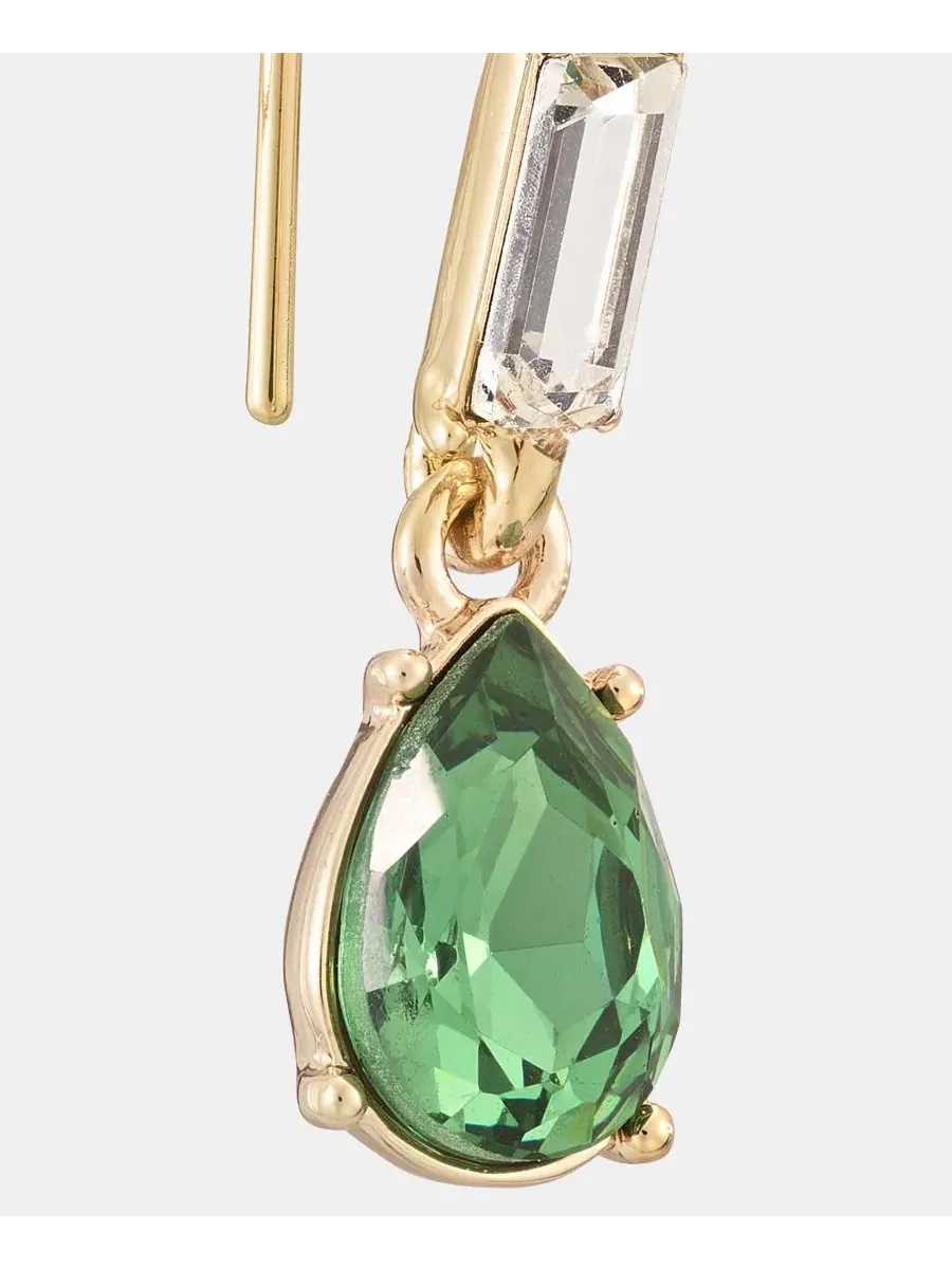 Серьги-пусеты с кристаллами, модель Crystal Threader Givenchy, Lt/Pas Grn — изображение 3 из 3