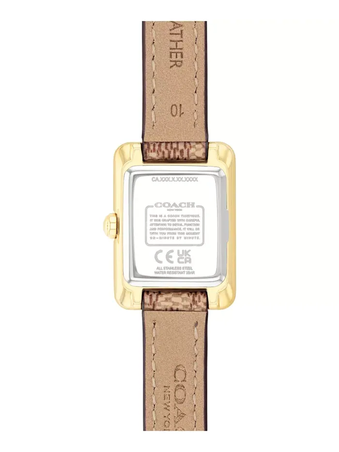 Женские часы Mara Brown с кожаным ремешком, 19 x 26 мм Coach — изображение 2 из 6