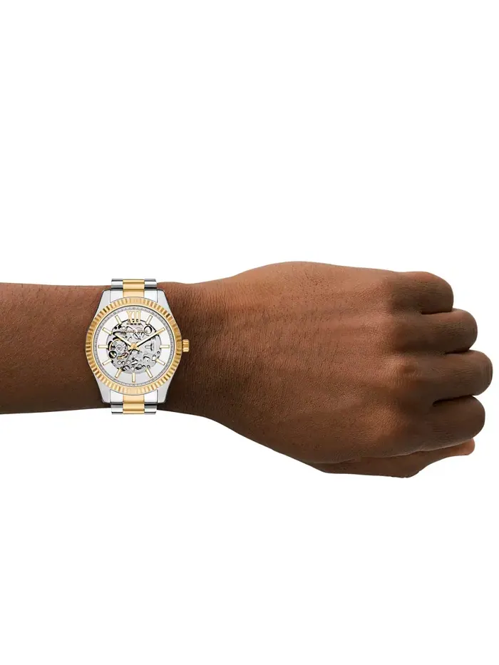 Мужские часы Lexington Automatic с двухцветным корпусом из нержавеющей стали, 45 мм Michael Kors — изображение 5 из 5