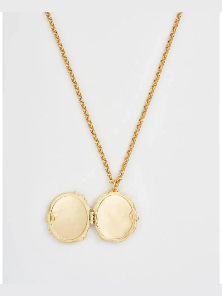 Подвеска-кулон с медальоном Peter Rabbit Cameo Locket Fable England — изображение 4 из 6, оттенок золото