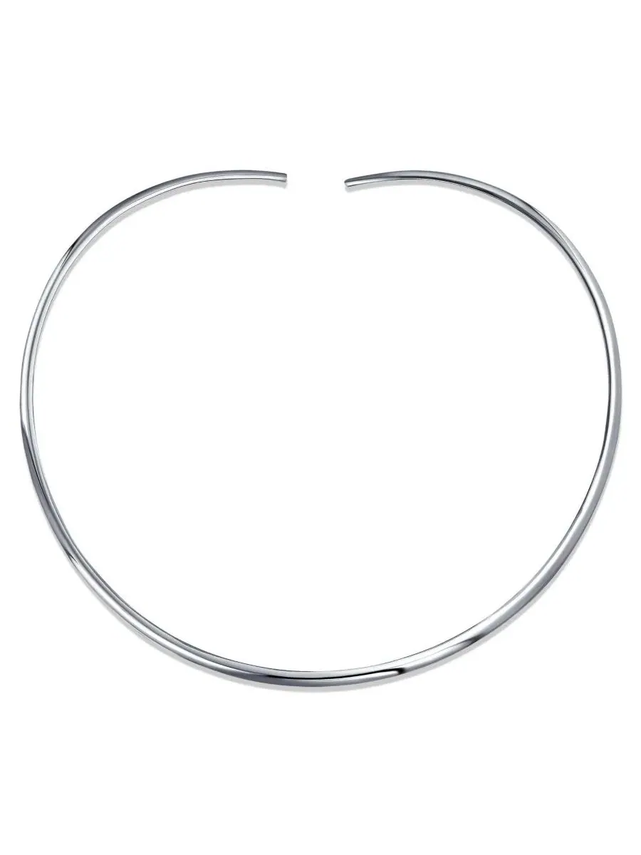 Колье-чокер из стерлингового серебра .925, полированное, 40 см Bling Jewelry
